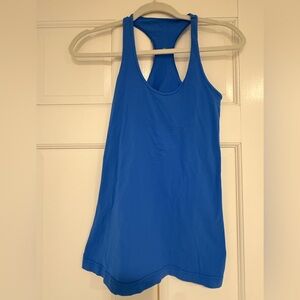 Lululemon royal blue women’s athletic racer back tank